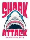 Shark attack vectorfileÃ¢â¬â stock illustration Ã¢â¬â stock illustration file Royalty Free Stock Photo